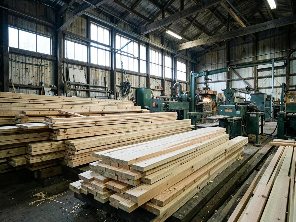 Polar Plank sawmill manufacturing facility in Soldotna Alaska